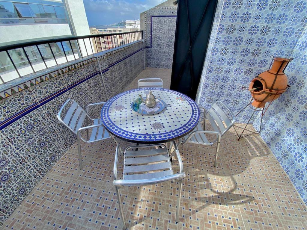 Belle Appartement Vue Sur Mer Tanger Exterior foto